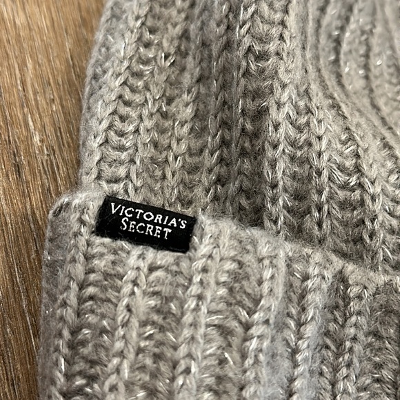 Like New Victoria’s Secret Winter Hat! Silver Sparkly with Pretty Embellishments - Picture 7 of 8